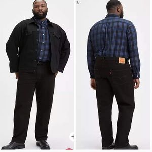 LEVIS 505 BLACK JEANS